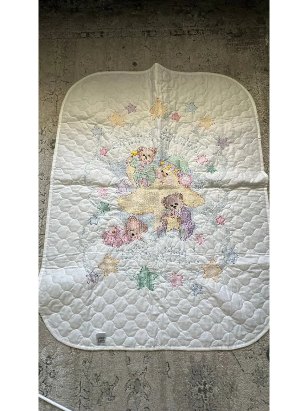 modern cross stitch twinkle ⭐️ blanket